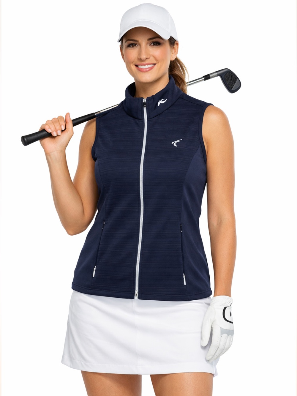 KJUS Navy Blue Sleeveless Golf Vest – Premium Performance Outerwear M / 38